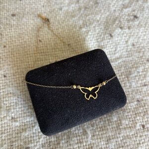 Gold Butterfly Necklace
